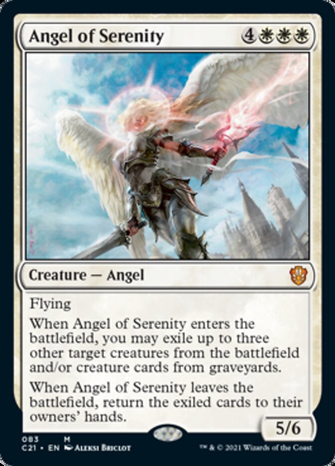 Angel of Serenity [Commander 2021] | Arkham Games and Comics