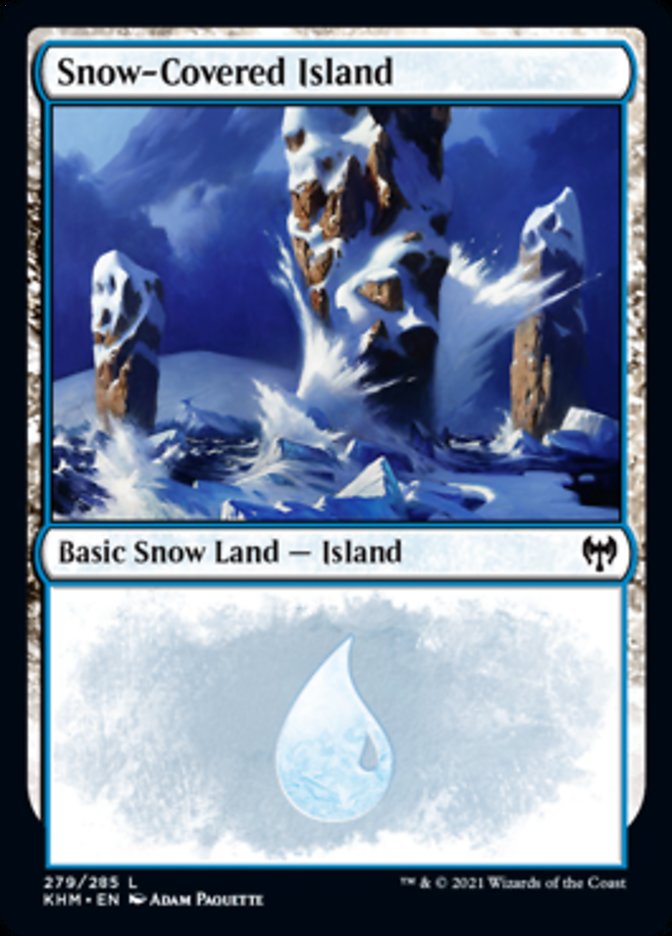 Snow-Covered Island (279) [Kaldheim] | Arkham Games and Comics