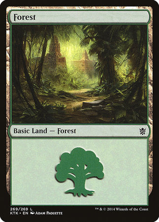 Forest (269) [Khans of Tarkir] | Arkham Games and Comics