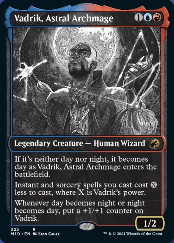 Vadrik, Astral Archmage (Showcase Eternal Night) [Innistrad: Midnight Hunt] | Arkham Games and Comics