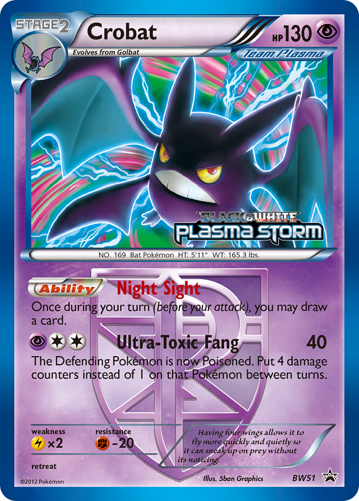 Crobat (BW51) [Black & White: Black Star Promos] | Arkham Games and Comics