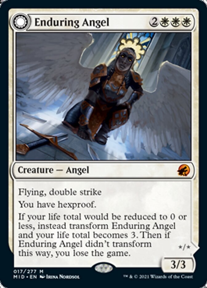 Enduring Angel // Angelic Enforcer [Innistrad: Midnight Hunt] | Arkham Games and Comics