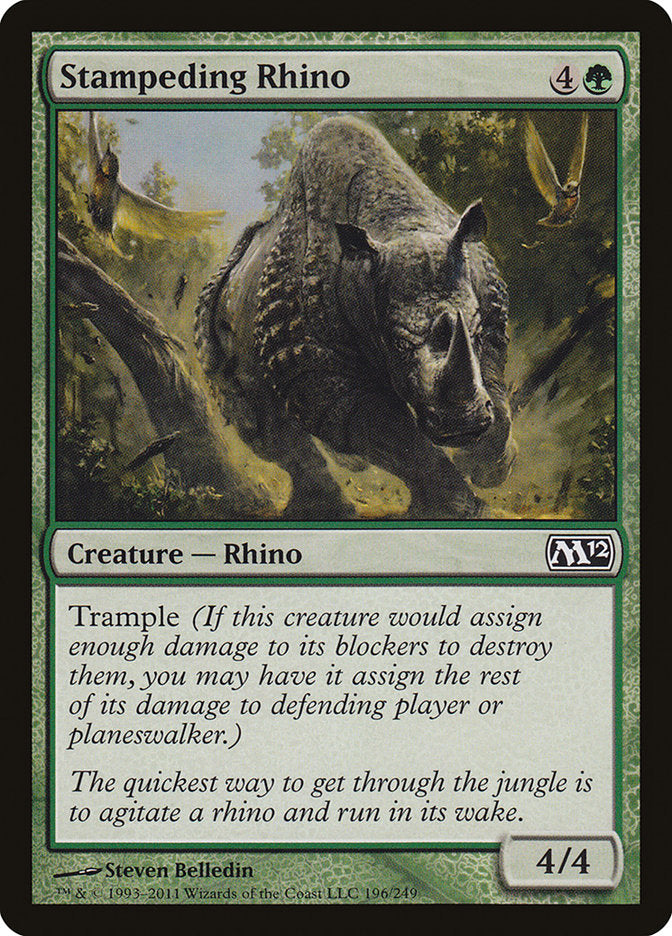 Stampeding Rhino [Magic 2012] | Arkham Games and Comics