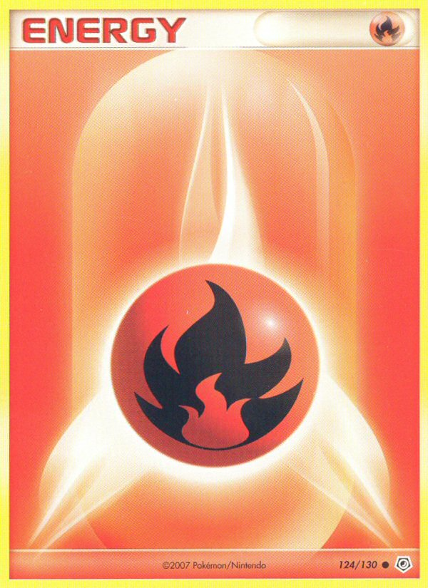 Fire Energy (124/130) [Diamond & Pearl: Base Set] | Arkham Games and Comics