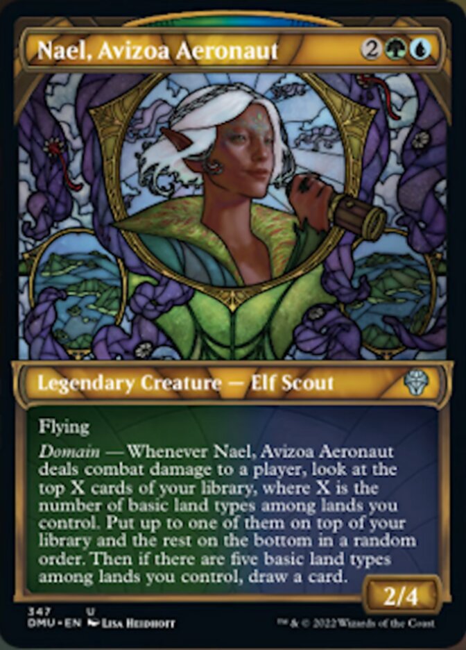 Nael, Avizoa Aeronaut (Showcase Textured) [Dominaria United] | Arkham Games and Comics