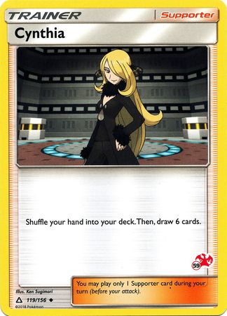 Cynthia (119/156) (Charizard Stamp #59) [Battle Academy 2020] | Arkham Games and Comics