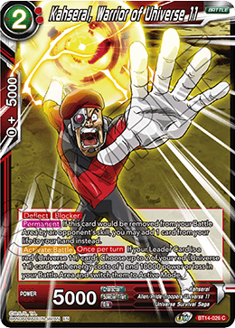 Kahseral, Warrior of Universe 11 (BT14-026) [Cross Spirits] | Arkham Games and Comics