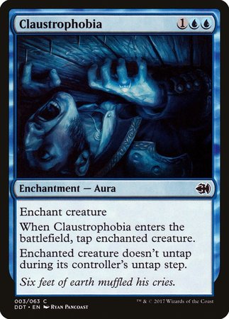 Claustrophobia [Duel Decks: Merfolk vs. Goblins] | Arkham Games and Comics