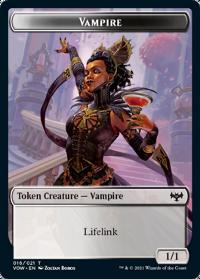 Vampire Token (016) [Innistrad: Crimson Vow Tokens] | Arkham Games and Comics