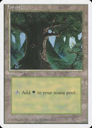 Forest (C) [Fourth Edition] | Arkham Games and Comics