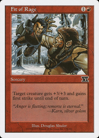 Fit of Rage [Classic Sixth Edition] | Arkham Games and Comics