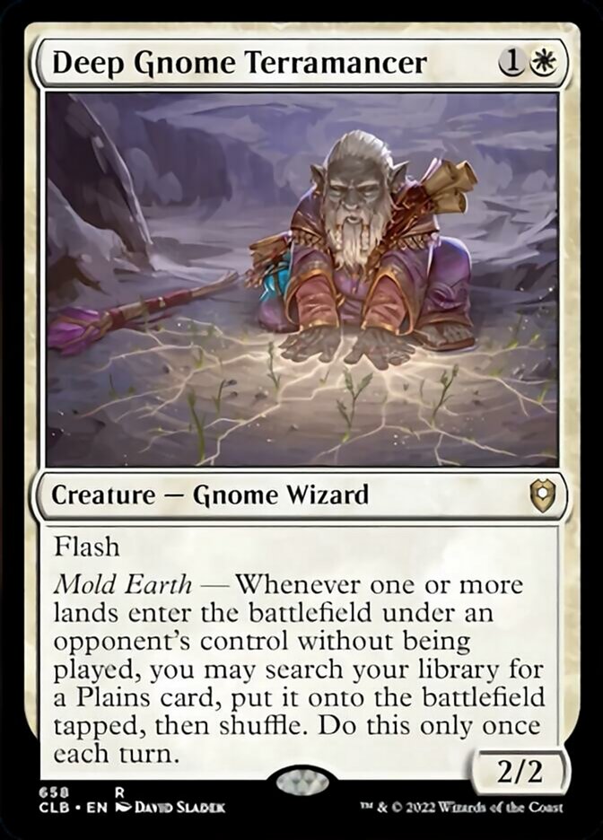 Deep Gnome Terramancer [Commander Legends: Battle for Baldur's Gate] | Arkham Games and Comics