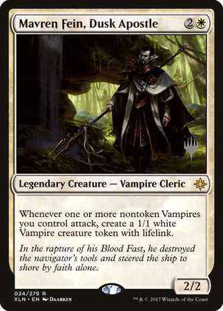 Mavren Fein, Dusk Apostle [Ixalan Promos] | Arkham Games and Comics