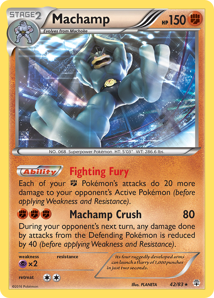 Machamp (42/83) [XY: Generations] | Arkham Games and Comics