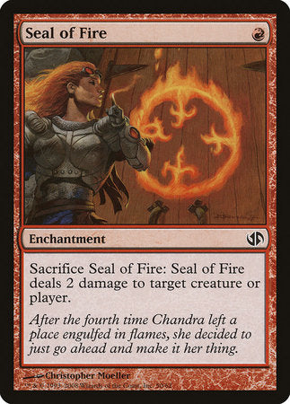 Seal of Fire [Duel Decks: Jace vs. Chandra] | Arkham Games and Comics