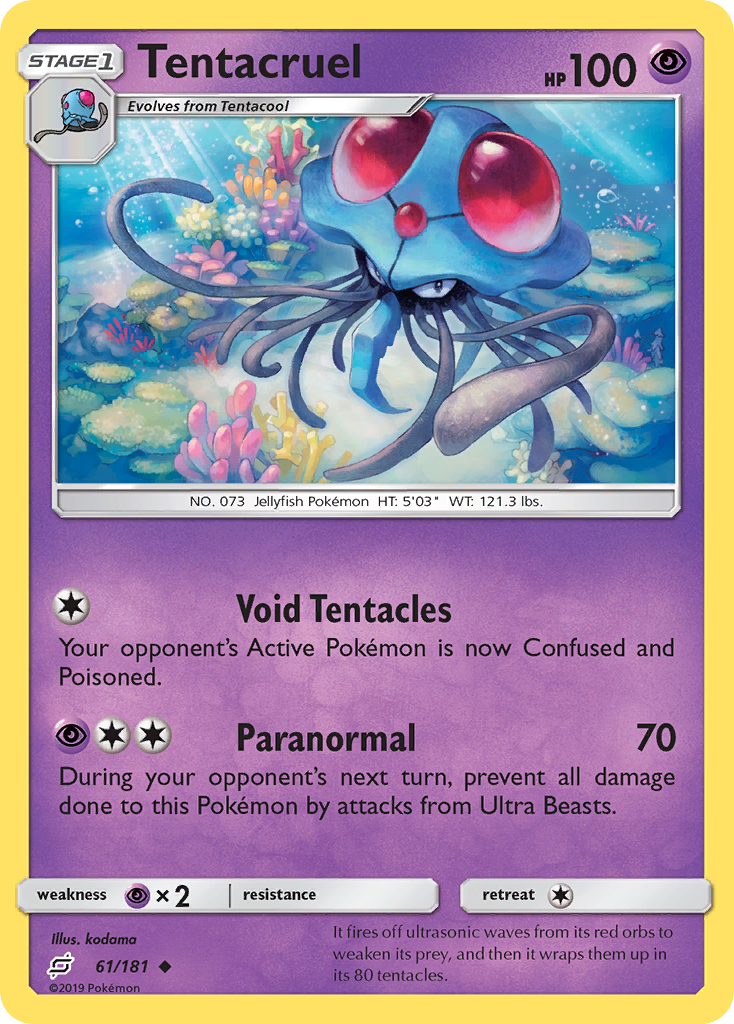 Tentacruel (61/181) [Sun & Moon: Team Up] | Arkham Games and Comics