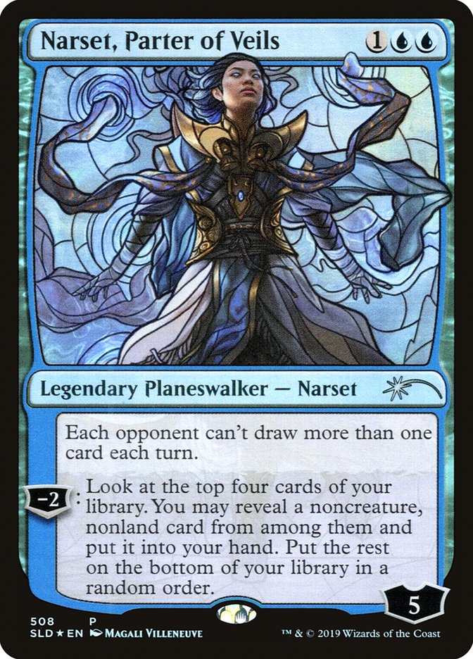 Narset, Parter of Veils (Stained Glass) [Secret Lair Drop Promos] | Arkham Games and Comics