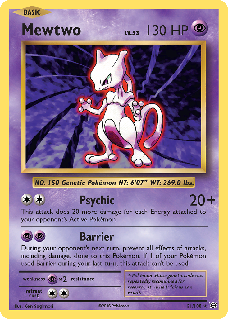 Mewtwo (51/108) [XY: Evolutions] | Arkham Games and Comics