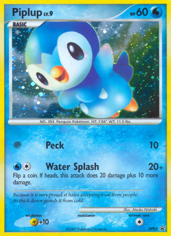 Piplup (DP03) [Diamond & Pearl: Black Star Promos] | Arkham Games and Comics