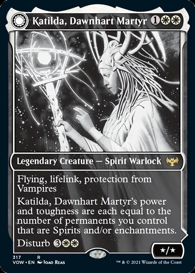 Katilda, Dawnhart Martyr // Katilda's Rising Dawn (Showcase Eternal Night) [Innistrad: Crimson Vow] | Arkham Games and Comics