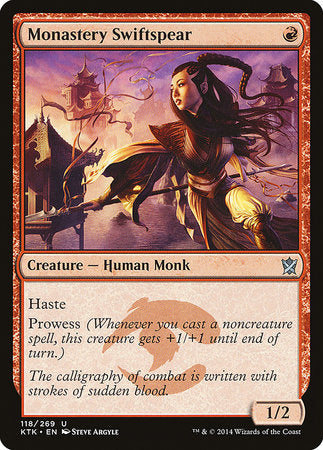 Monastery Swiftspear [Khans of Tarkir] | Arkham Games and Comics
