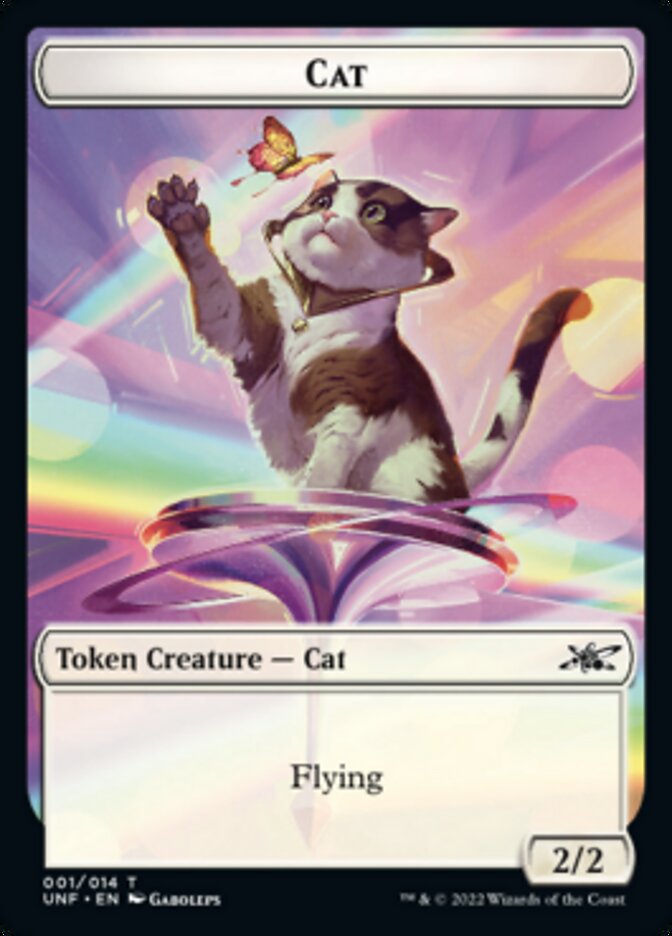 Cat Token [Unfinity Tokens] | Arkham Games and Comics