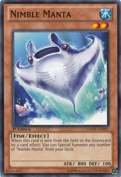 Nimble Manta [GAOV-EN097] Common | Arkham Games and Comics
