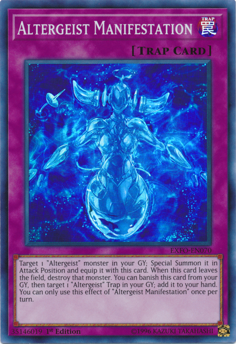 Altergeist Manifestation [EXFO-EN070] Super Rare | Arkham Games and Comics