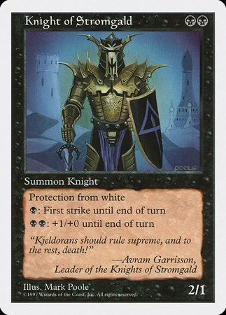 Knight of Stromgald [Fifth Edition] | Arkham Games and Comics