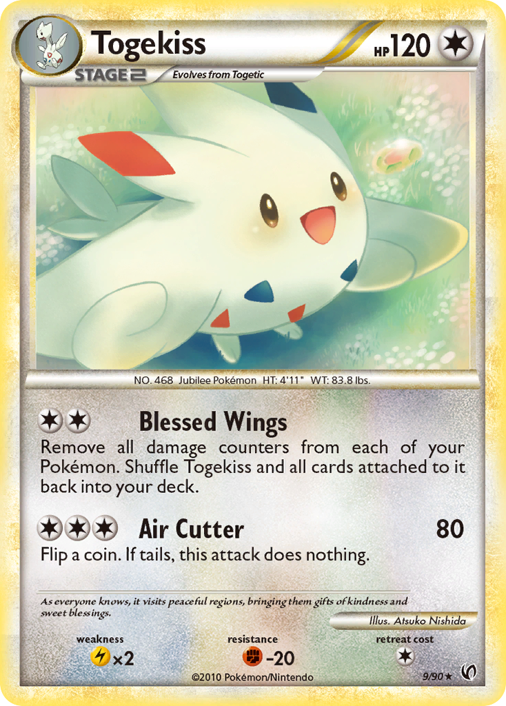 Togekiss (9/90) [HeartGold & SoulSilver: Undaunted] | Arkham Games and Comics