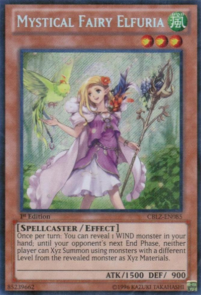 Mystical Fairy Elfuria [CBLZ-EN085] Secret Rare | Arkham Games and Comics