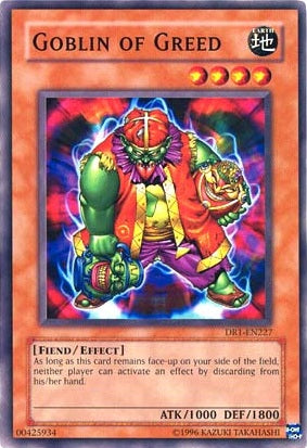 Goblin of Greed [DR1-EN227] Common | Arkham Games and Comics
