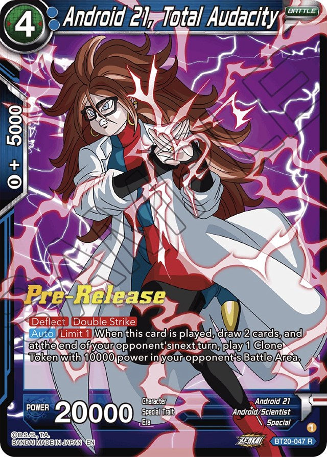 Android 21, Total Audacity (BT20-047) [Power Absorbed Prerelease Promos] | Arkham Games and Comics