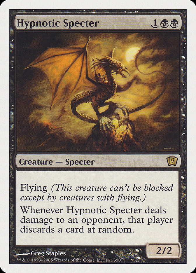 Hypnotic Specter (9th Edition) (Oversized) [Oversize Cards] | Arkham Games and Comics