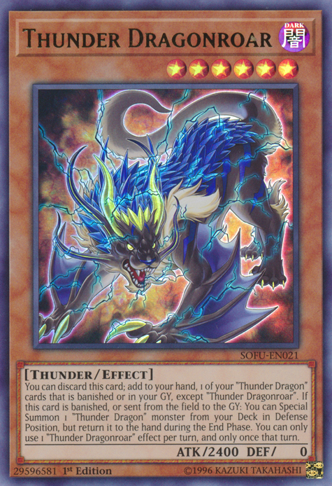 Thunder Dragonroar [SOFU-EN021] Ultra Rare | Arkham Games and Comics