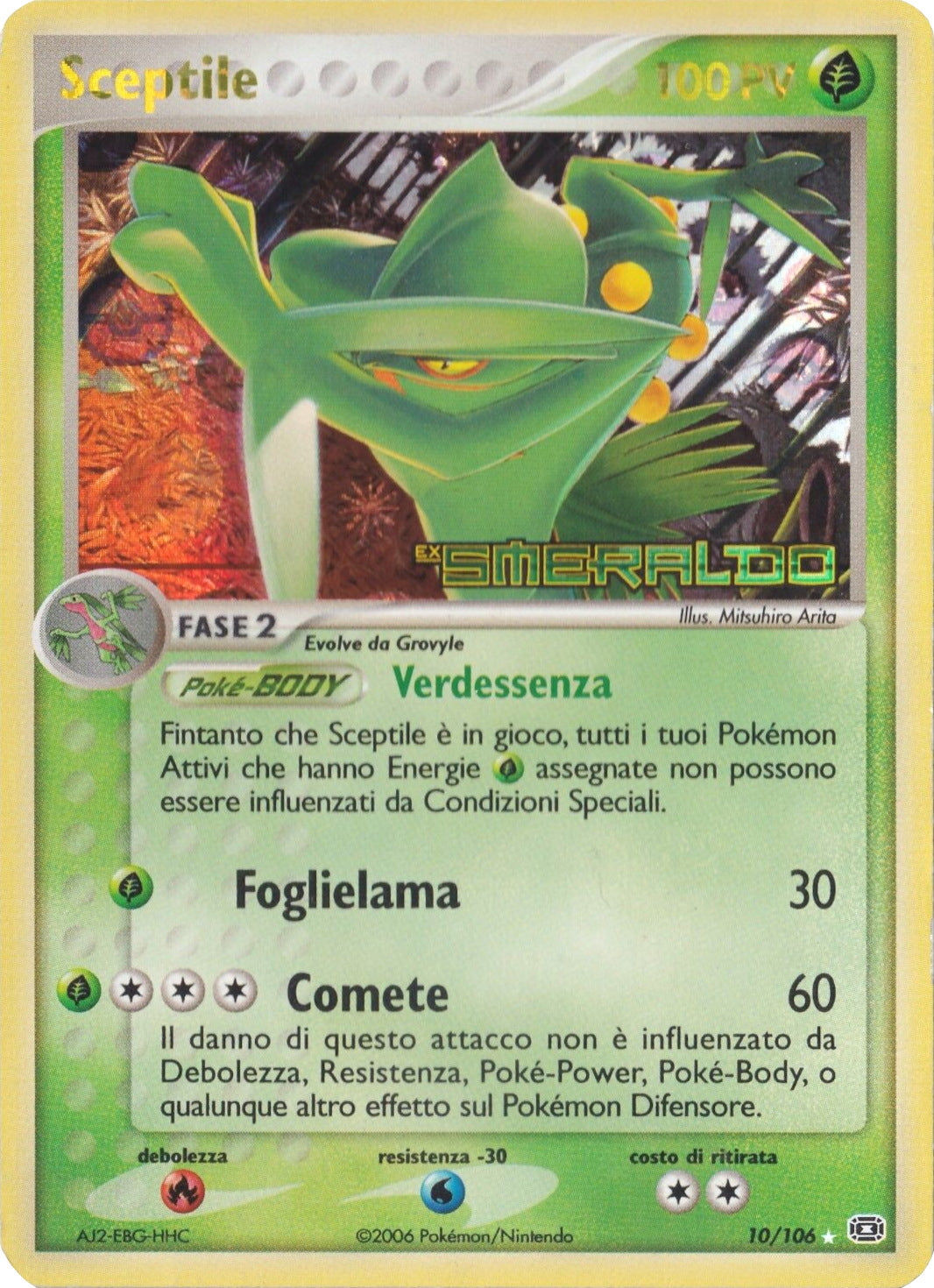 Sceptile (10/106) (Stamped) [EX: Emerald] | Arkham Games and Comics