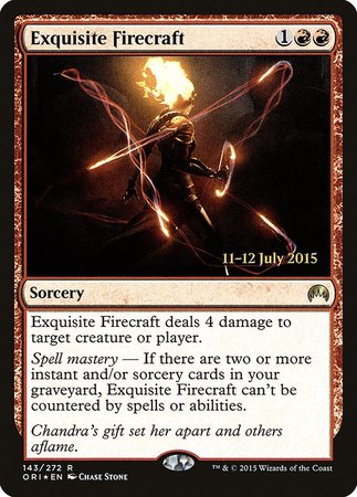 Exquisite Firecraft [Magic Origins Promos] | Arkham Games and Comics