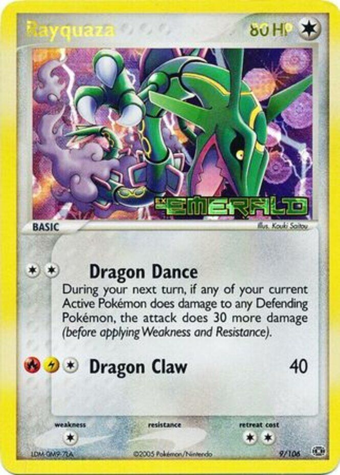 Rayquaza (9/106) (Stamped) [EX: Emerald] | Arkham Games and Comics