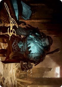 Vault Robber Art Card (Gold-Stamped Signature) [Kaldheim: Art Series] | Arkham Games and Comics