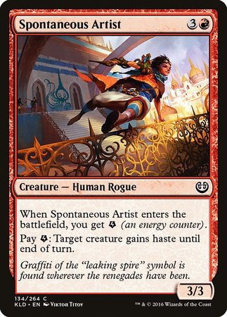 Spontaneous Artist [Kaladesh] | Arkham Games and Comics