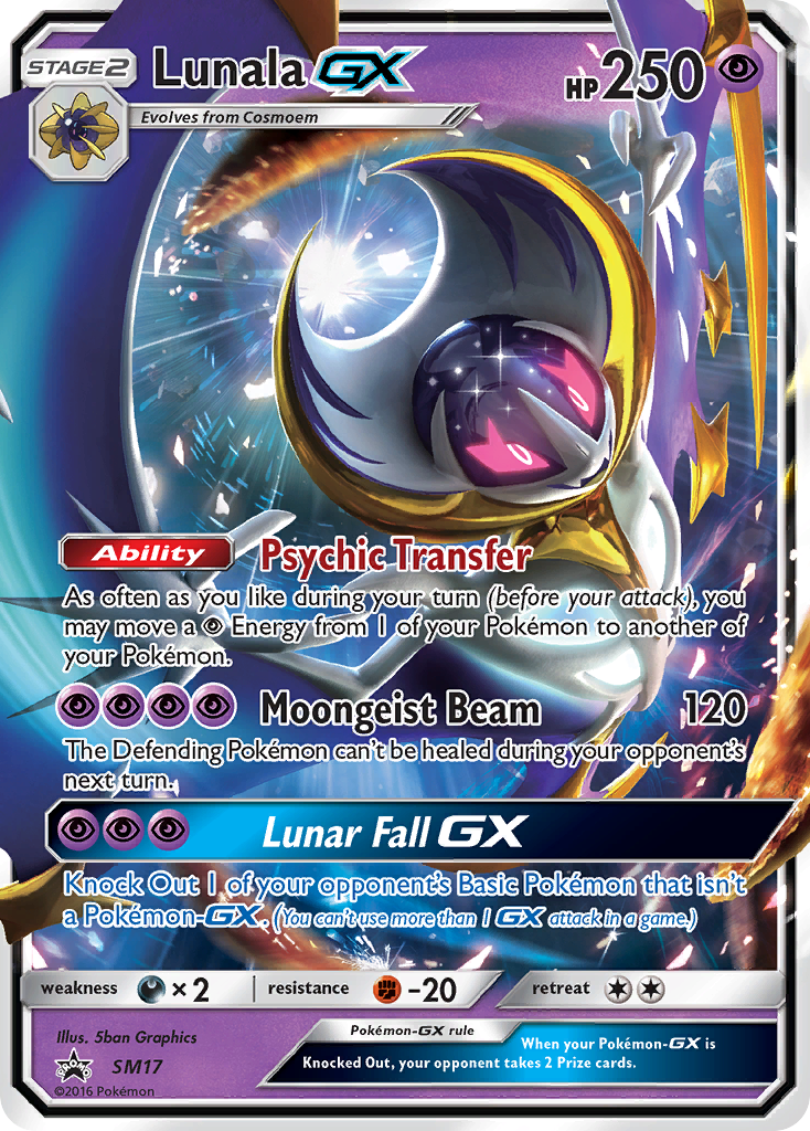 Lunala GX (SM17) [Sun & Moon: Black Star Promos] | Arkham Games and Comics