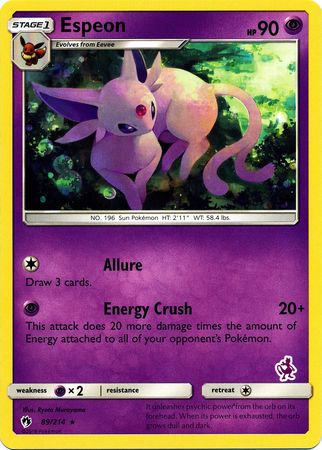 Espeon (89/214) (Mewtwo Deck) [Battle Academy 2020] | Arkham Games and Comics