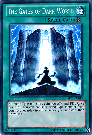 The Gates of Dark World [AP01-EN013] Super Rare | Arkham Games and Comics