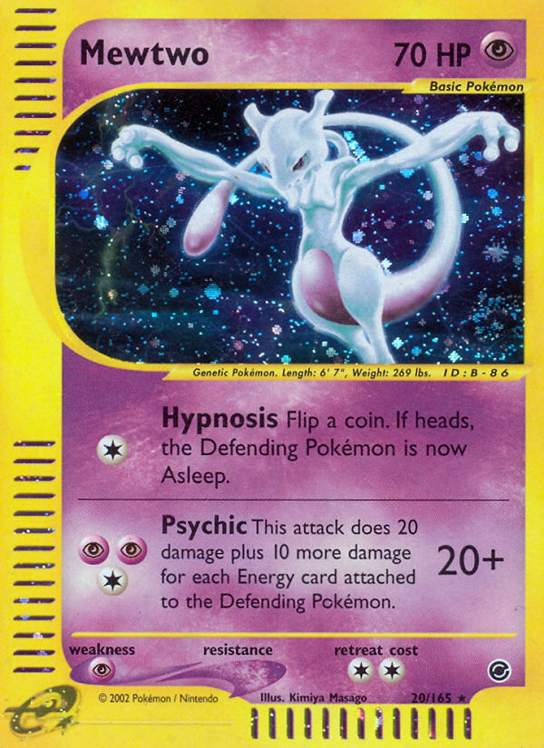 Mewtwo (20/165) [Expedition: Base Set] | Arkham Games and Comics