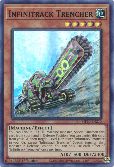 Infinitrack Trencher [MP20-EN210] Super Rare | Arkham Games and Comics