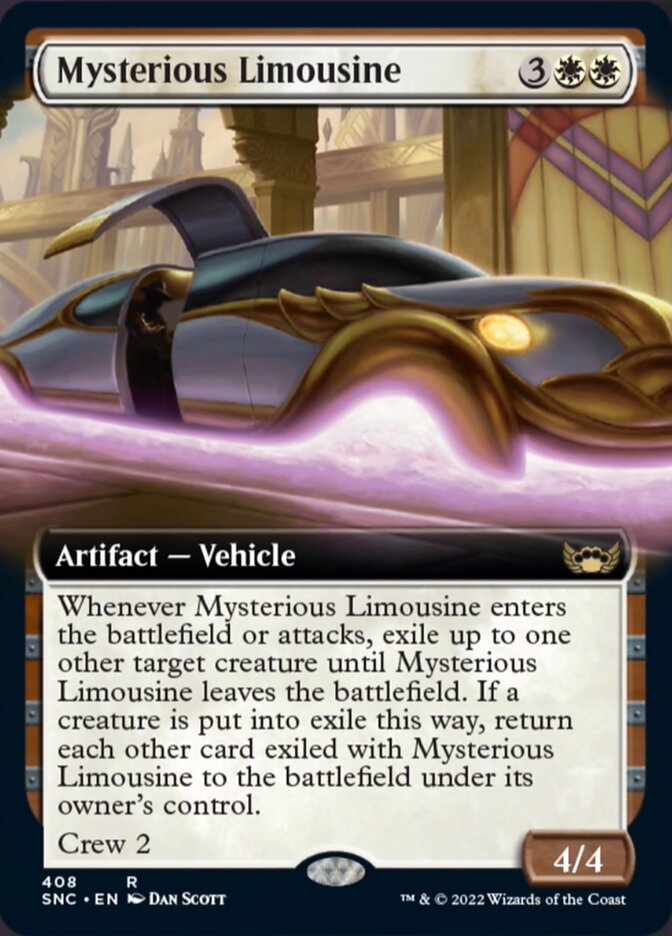 Mysterious Limousine (Extended Art) [Streets of New Capenna] | Arkham Games and Comics