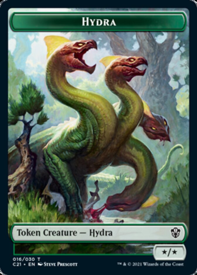 Hydra // Boar Token [Commander 2021 Tokens] | Arkham Games and Comics