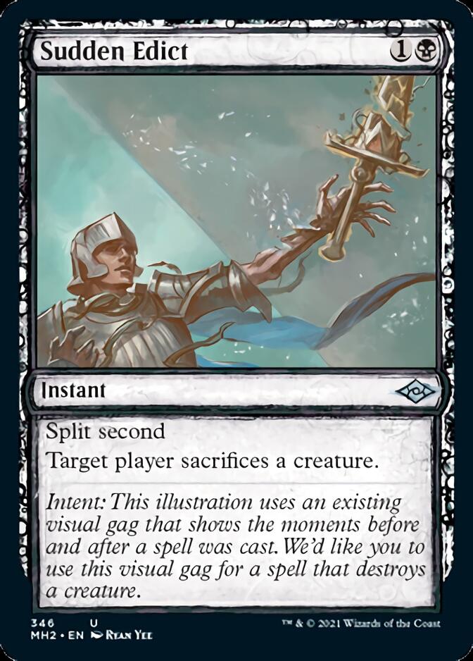 Sudden Edict (Sketch) [Modern Horizons 2] | Arkham Games and Comics