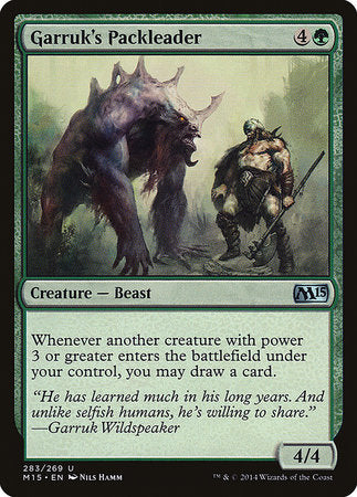 Garruk's Packleader [Magic 2015] | Arkham Games and Comics