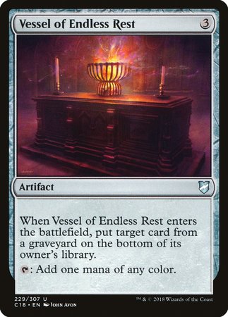 Vessel of Endless Rest [Commander 2018] | Arkham Games and Comics